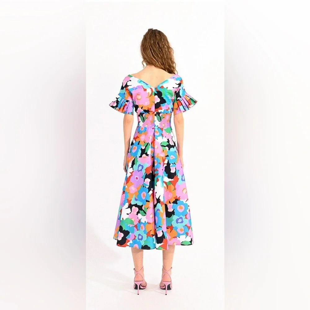 Molly Bracken Quinn Floral Midi Dress - Picture 2 of 7
